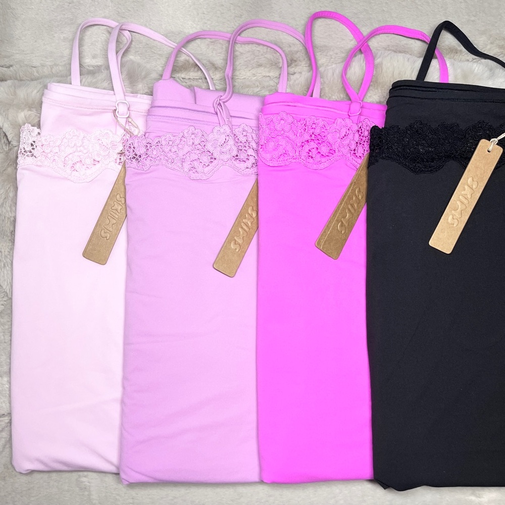 Skims fits everybody lace long slip dress